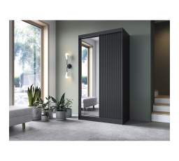 Prescco II with a mirror Czarny 220x60