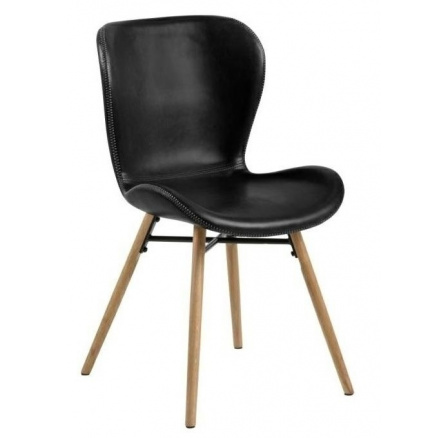 Batilda Retro szék fekete/természetes