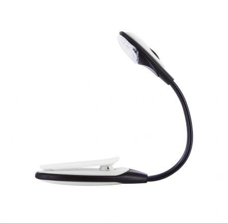 Fehér olvasólámpa csipesszel