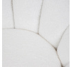 Armchair DOUILL swivel ecru in TEDDY fabric 94x88x62 cm 869414