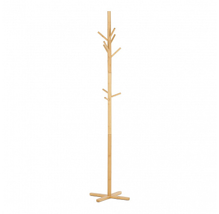 Stojanový věšák, bambus, přírodní, DR-B016 NAT