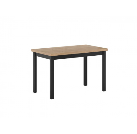 Asztal arany tölgy craft/fekete 68x120 ST23-FX