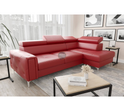 NAROŻNIK Z FUNKCJĄ SPANIA ORION 165X255 SKÓRA NATURALNA - Skóry naturalne - Wybierz swój kolor , prawa