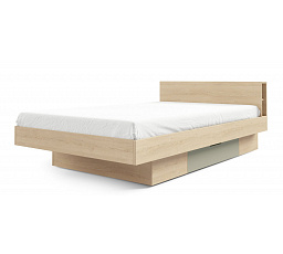 Gyerekágy SALSA SL15 - univerzális 120x200 cm, Piskóta tölgy/Eukaliptusz/Salsa