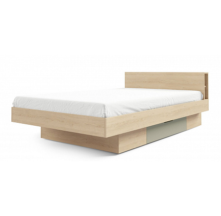 Gyerekágy SALSA SL15 - univerzális 120x200 cm, Piskóta tölgy/Eukaliptusz/Salsa