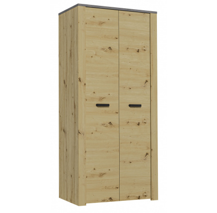 XL S2D szekrény, Artisan Tölgy + Simaszürke XL S2D szekrény, Artisan Tölgy + Simaszürke