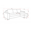 Rohová sedací souprava NEWARK, Sawana 14/Soft 11