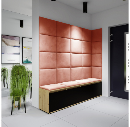 EMI 3 előszobafal, Trinity 17/Artisan+fekete