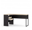 Psací stůl FELIX 118, Černý mat/Dub