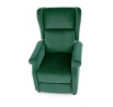 AGUSTIN 2 dönthető fotel, sötétzöld