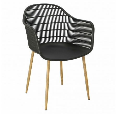 Becker szék fekete/természetes