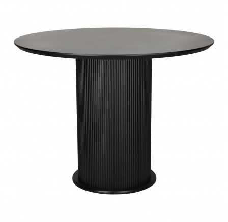 Elia 100 cm-es kerek fekete asztal