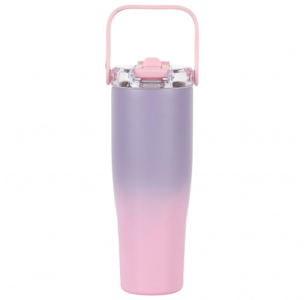 New York termoszbögre 900ml lila-rózsaszín