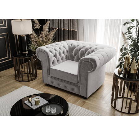 FOTEL MANCHESTER - Odcienie szarości