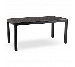 Stół Ogrodowy ARGOS 160-210 cm Ciemnoszary Dąb/Czarny