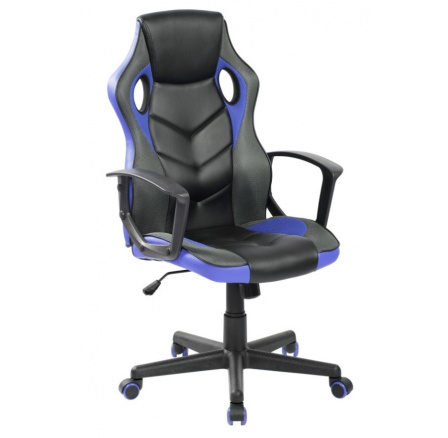 Irodai szék QZY2MJG, Kék/Fekete