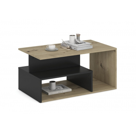 IVA konferencia asztal, Artisan Tölgy/Fekete