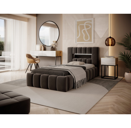 Łoże Lamica 90x200 + Stelaż met./pod.gaz./kontener Nube 22 1