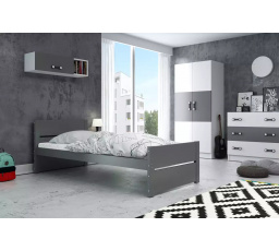 BARTEK PARTEROWE RAMA GRAFIT BEZ SZUFLADY 90 X 200 KPL