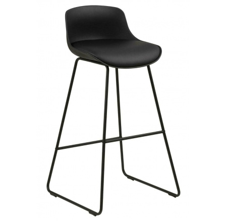 Tina bárszék fekete PU