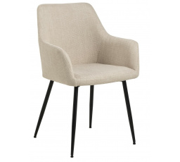 Lizzy karosszék karfákkal, bézs