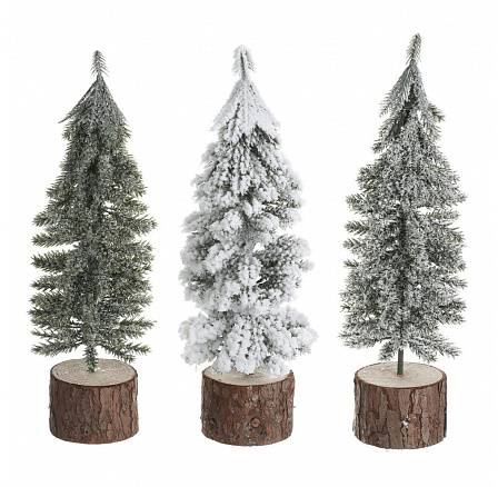 Műfenyő tuskón - mini, 25 cm, 3 féle keverék, ár 1 darabra Műfenyő tuskón - mini, 25 cm, 3 féle keverék, ár 1 darabra