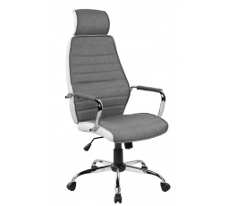 Szürke/fehér irodai szék QZY-41H