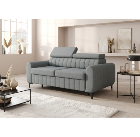 SOFA ZOYA 180 CM ZE STELAŻEM WŁOSKIM - Odcienie błękitnego