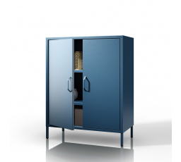 VITO polcos szekrény, 800 x 1015 x 400 mm, Modern: sötétkék