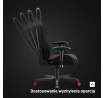Starter szövet gamer szék fekete-piros
