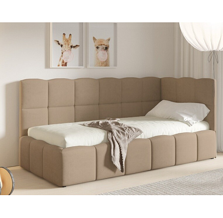 TUNIS ágy 200 x 90, magas oldalfal, Paros 3, jobb oldali TUNIS ágy 200 x 90, magas oldalfal, Paros 3, jobb oldali