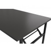 ECH 180 90 Antracit összecsukható éttermi asztal