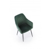 Étkezőszék K558, Zöld/Fekete