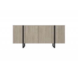 Komoda Verica, dub biskvit / černé nohy