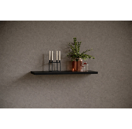 ANDREA Fali polc 100x26 Fekete Matt