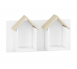 Elmo 17 biały/buk fjord - półka