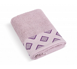 Froté osuška Diamant 70x140cm 500g fialová