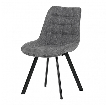 Jídelní židle, šedá, látka, HC-465 GREY2