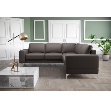 NAROŻNIK ARIA MAX 250X250 SKÓRA NATURALNA - lewa