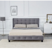 START kárpitozott ágy 160x200 JG Szürke