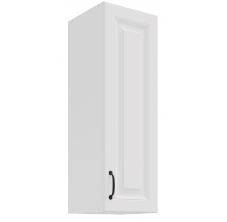 Horní skřínka STELLO - 30 G-90 1F, Bílá/Bílá