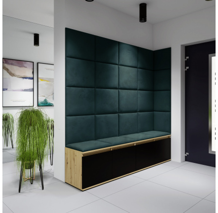 EMI 3 előszobafal, Trinity 28/Artisan+fekete