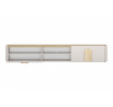AMILIO RTV 220 1K1SZ - cashmere / dąb olejowany / uchwyty dąb jasny