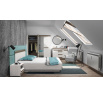 BLANCO 27 sosna śnieżna/MDF new grey - szafa