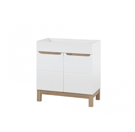 BALI BIAŁE 821 szafka p/um 2D/ White cabinet under washbasin 2D 80cm CU-COC-834012 FSC MIX 70% BALI BIAŁE 821 szafka p/um 2D/ White cabinet under washbasin 2D 80cm CU-COC-834012 FSC MIX 70%