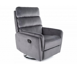 ARGOS VELVET forgatható karosszék, Szürke Bluvel 14