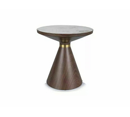 NAPA B konferencia asztal, Fehér márvány hatás/Barna/Arany