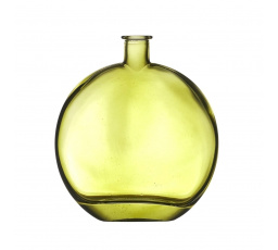 Zöld üveg váza Lerco