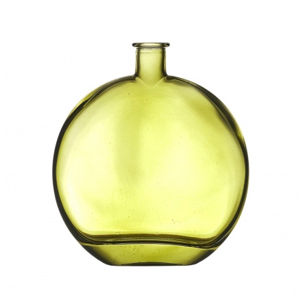 Zöld üveg váza Lerco