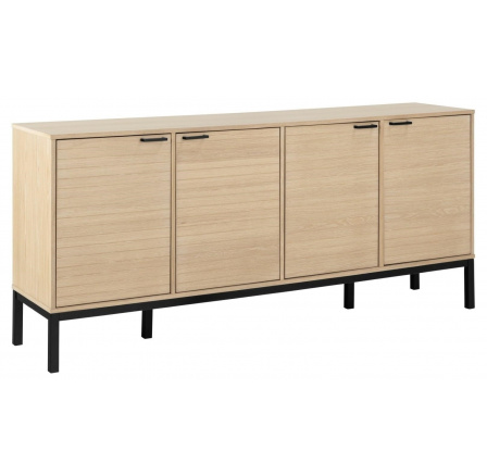 Széles Kensington komód fehérített tölgy